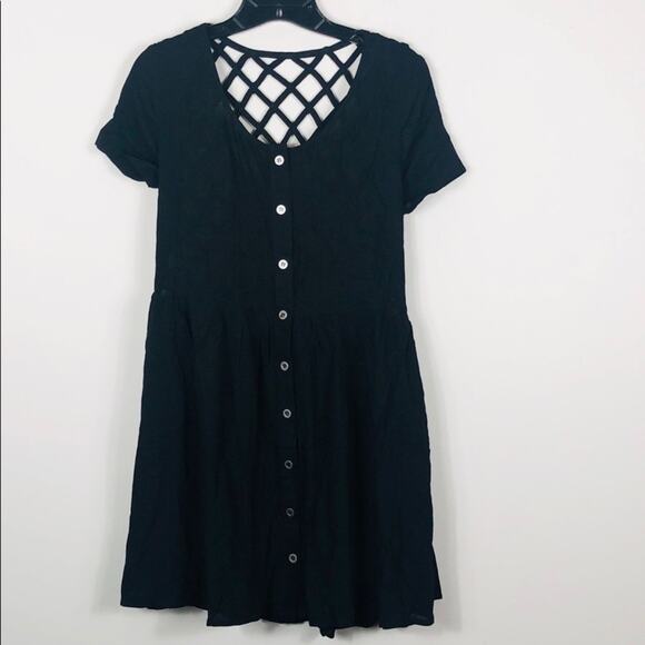 Evil Twin Dress Paranoid Black Lattice Small - Picture 8 of 9